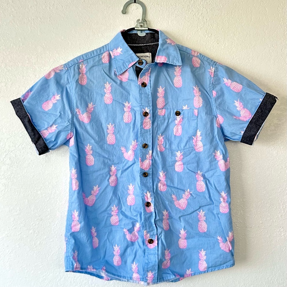 NWOT Pineapple Button Down Shirt